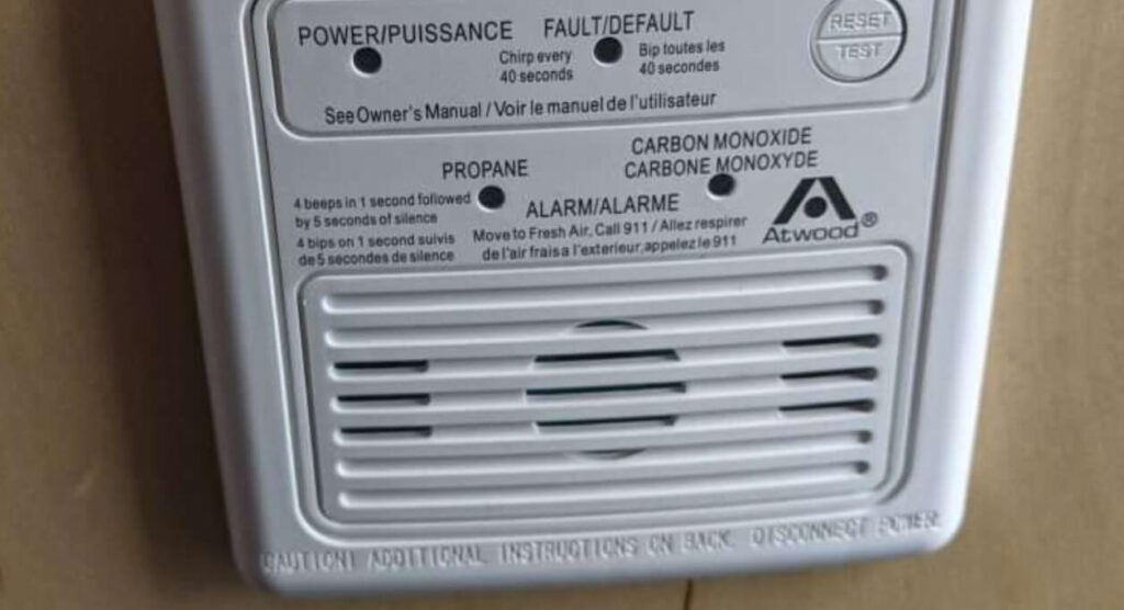 Atwood RV Carbon Monoxide And Propane Gas Detector Beeping