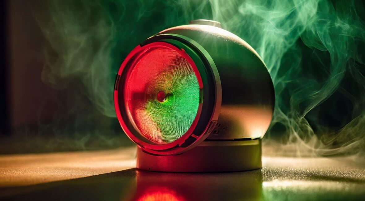 Smoke Detector Blinking Red And Green