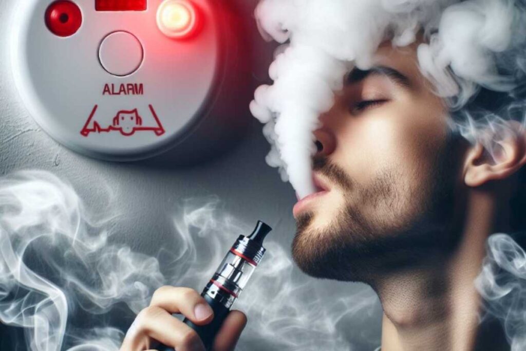How to Vape Without Setting off Smoke Alarm