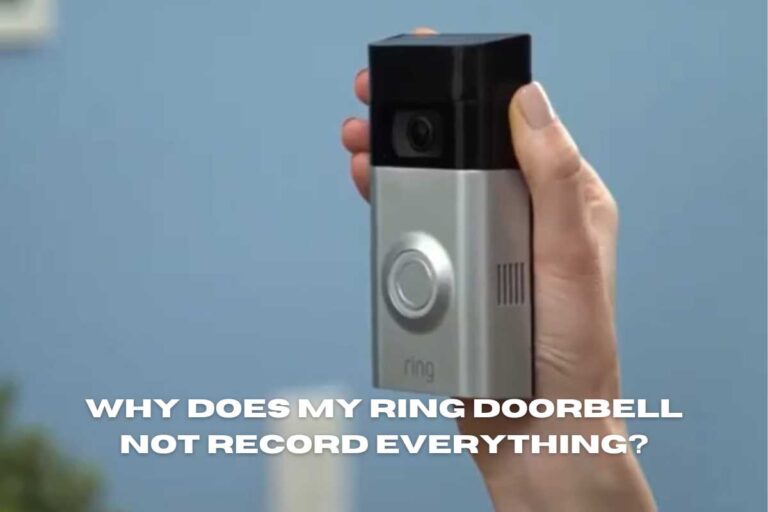 Why is my Ring Doorbell not picking up everything